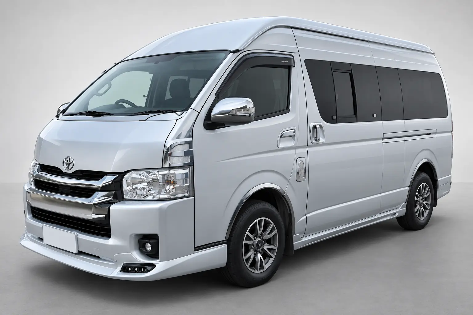 Toyota HiAce luxury van for group hire in Matale u2014 Amex Cabs & Tours