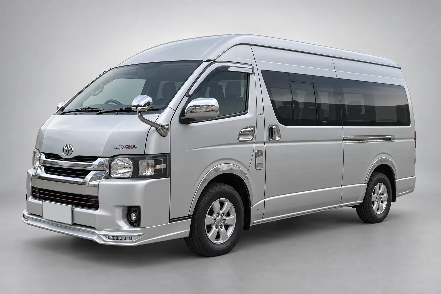 Toyota HiAce commuter van for Matale cab and group travel services