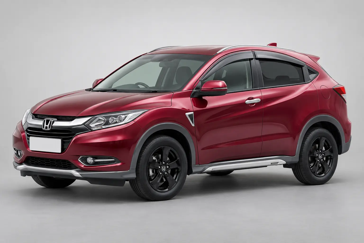 Red Honda Vezel SUV rent a car Matale u2014 Amex Cabs & Tours